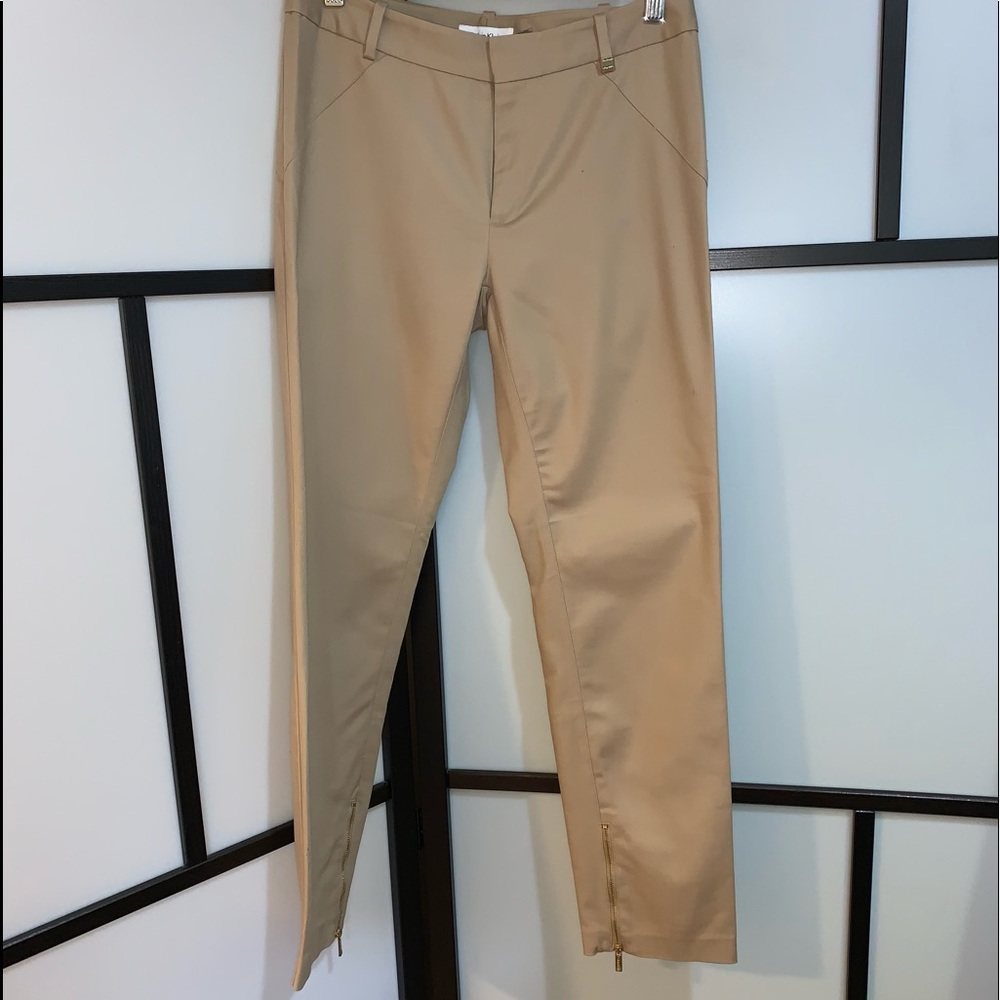 CK Pants w Gold Zipper Accents